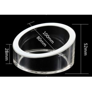 Buy cheap Y3 round acrylic stand with anti-slip rubber product