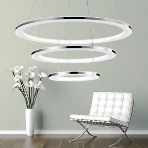 Buy cheap Acrylic Decorative Nordic Ceiling Round Hanging Drop Kitchen Led Lighting Modern Chandeliers from wholesalers