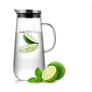Buy cheap Boiling Cooling Crystal Water Pitcher Juice Pitcher With Lid 1250ml from wholesalers