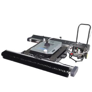 Rotating Brush Head Solar Panel Cleaning Machine with Water Fed Pipe Remote