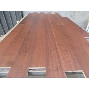 Buy cheap stained American Walnut engineered hardwood flooring with click joint to India from wholesalers