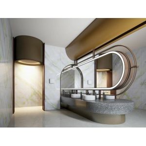 Buy cheap Light Green White Polished Glazed Tile 900x1800mm Indoor Floor from wholesalers