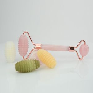 Buy cheap Length 150mm Pink Facial Jade Roller Quartz Guasha Stone from wholesalers