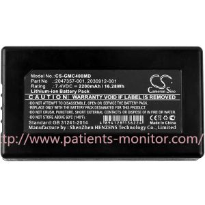 GE MAC400 C3 MAC600 ECG Replacement Parts CameronSino Battery CS-GMC400MD