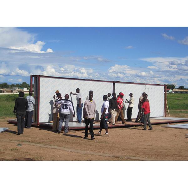 Buy cheap Emergency Shelter For Families, Portable Emergency Housing For Emergency Accommodation steel frame insulation from wholesalers