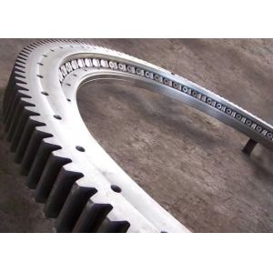 China Large Size  Outer Gear Turntable Slewing Bearing Same Diameter on sale