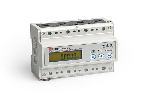 Buy cheap Smart 3ph 35mm Din Rail Energy Meter With Rs485 Port Sts Prepaid from wholesalers