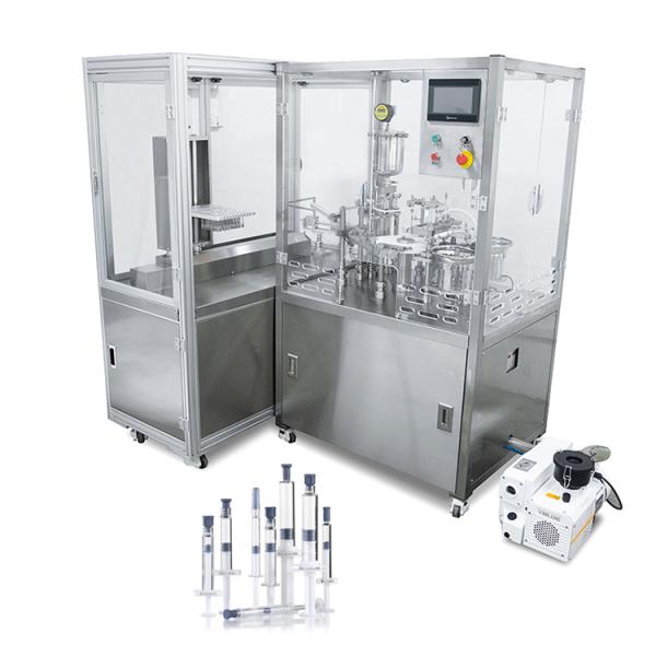 Quality Liquid Filling Machine Glass Gel Syringe Filling Plugging Machine for sale