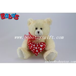 Buy cheap Personalized Valentines day Teddy Bear With Red Heart Pillow from wholesalers