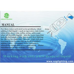 Buy cheap Water-activated light with new energy for emergncy lighting from wholesalers