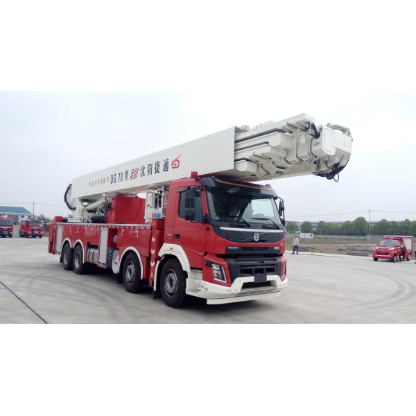 Quality 70 Meter Turntable Ladder Truck Rescue And Fire Fighting Vehicle for sale