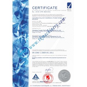Zhenjiang Tongkai Mechanical Engineering Co.,Ltd. Certifications