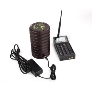 Buy cheap wireless FM modulation waterproof long range signal pocsag coaster pager for clinic or restaurant from wholesalers