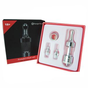 Electronic Cigarette Kangertech Dual Coil Unit Glass Atomizer Protank 3