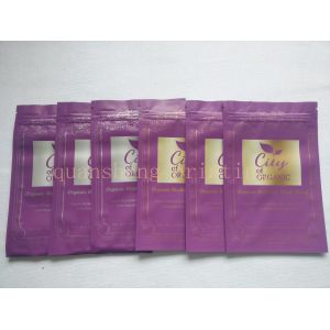 Buy cheap Aluminum Foiled Oxygen Resistance Three Side Seal Bags With Zipper Customized from wholesalers