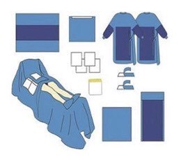 Buy cheap Cardiovascular set/pack with two holes,used in hospital angiography from wholesalers