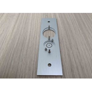 Buy cheap Aluminium Extrusion Profiles Silver Color Alloy 6063 T3 Anodized Aluminium Door Locks CNC Punch Customized from wholesalers