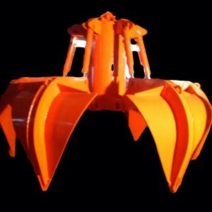 Buy cheap NM360 Materials Excavator Multi Peel Grapple Cable Rope Stone Bucket for Scrap Metal from wholesalers