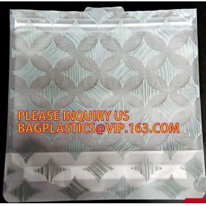 LDPE/PP Custom Printed Zip Lock Self Seal Plastic Bag/Zipper Pouch For Garment