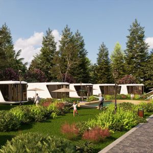 Buy cheap Modular Tiny Space Capsule House Experience Next Level Accommodation from wholesalers