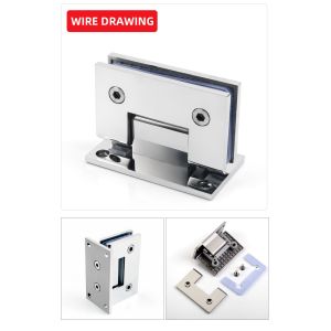 Buy cheap Square Bevel Stainless Steel Glass to Wall Shower Door Hinge for 800-1000MM Door Width from wholesalers