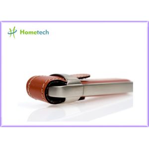 Buy cheap Personalized Leather USB Flash Drive with Customized Silk-screen Logo from wholesalers