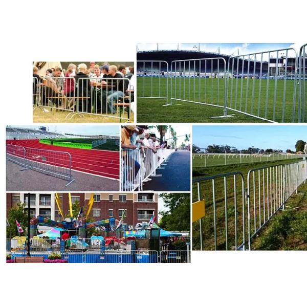 Bridge Feet 2.5m Road Fence Barrier Galvanized Roadside Fence