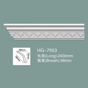 Buy cheap Foam Skirting PU Ceiling Moulding HG-7553 from wholesalers