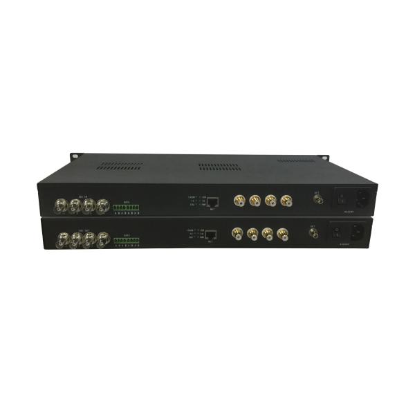 Quality SDI Fiber Extender with 4-ch audio,1-ch data, 1-ch Ethernet for sale