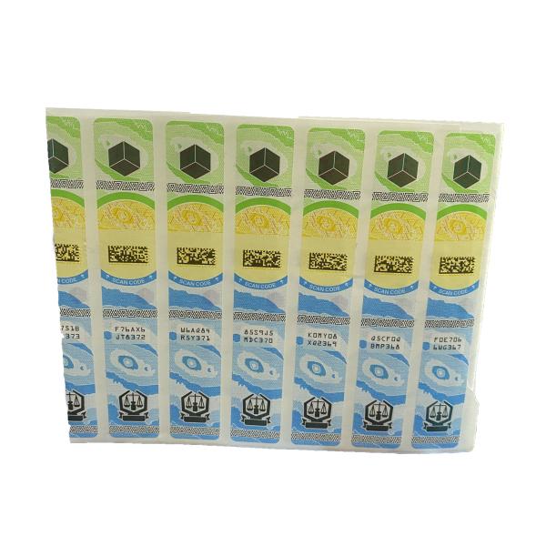 Multiple Extrusion Anti Counterfeit Sticker with Customizable Specifications and