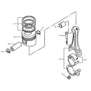 Buy cheap 9H1226 Ring Set Piston Cylinder Liner 5I-7792 Engine 9H-1226 Ring 5I7792 Piston from wholesalers