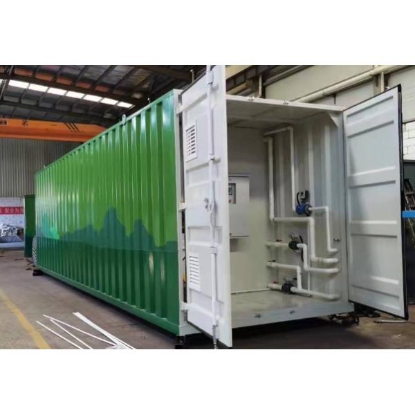 Quality MBBR Containerized Packaged Sewage Treatment Plant Poultry Slaughtering And Processing for sale