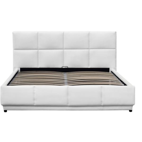 Buy cheap Optional Color Faux Leather Gas Lift Storage Bed With LED Light For Good Sleeping from wholesalers