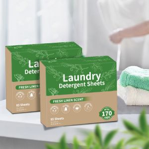 China Laundry Detergent Sheets Easy Dissolving Disposable Washing Paper Strips on sale