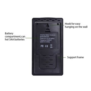 Buy cheap Wireless Weather Station With Precision Temperature And Humidity Meter from wholesalers