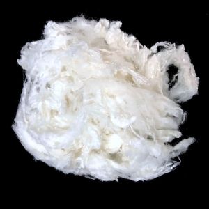 Buy cheap Bright White Fire Retardant Fiber 4D×64mm With High Breathability from wholesalers