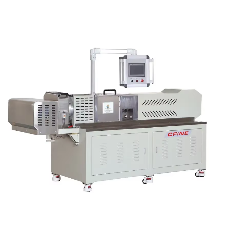 Buy cheap 45mm Screw Double Wrist Granulator Machine For Metal 15-25 KG/H product