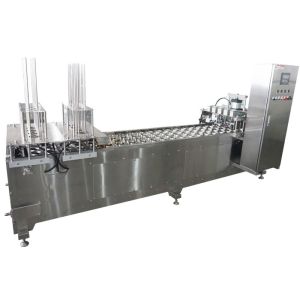 Buy cheap PLC Controlled Tray Filling Machine 50-100 Trays/Min Capacity from wholesalers
