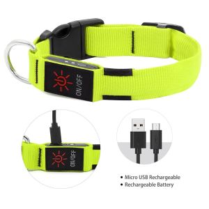 Buy cheap High Visibility Rechargeable Light Up Dog Collar from wholesalers