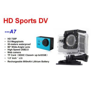 Buy cheap cheap 720p camcorder underwater camera A7 Waterproof Video Bike Mount Helmet camera from wholesalers