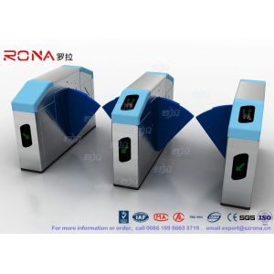 Buy cheap Optical Retractable Half Height Turnstiles Flap Barrier Turnstile 900mm Width from wholesalers