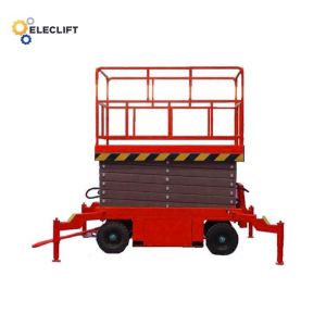 Movable Hydraulic Mobile Scissor Lift Load Capacity 300kg-2000kg