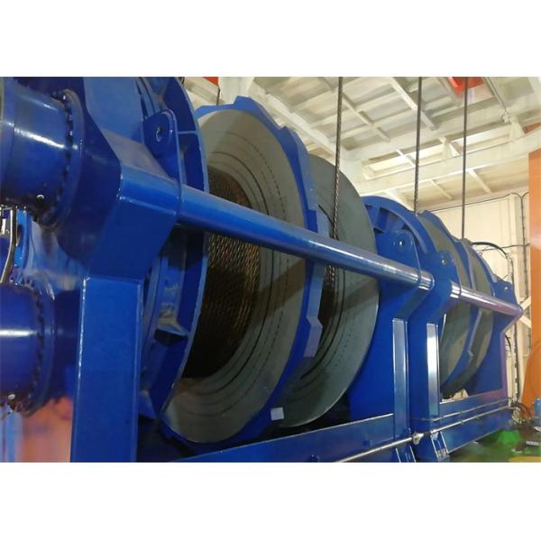Quality Large Rope Capacity Electric Marine Winch Multilayer Winding With Lebus Groove for sale