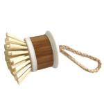 Buy cheap OEM Accpted Kitchen Mini Bamboo Dish Brush Pot Cleaning Brush 10*5cm from wholesalers
