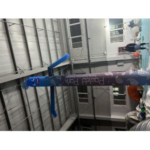 Buy cheap Cartoon Inflatable Waving Man Outdoor Sky Dancer Balloon Custom from wholesalers