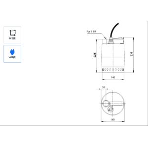Grundfos Submersible Rainwater Pump With Large Capacity And Maximum Operating