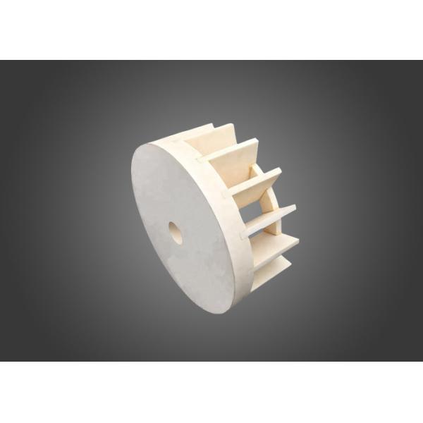 Quality Wearable Corrosion Resistance 99% Al2O3 alumina ceramic industry water pump impeller vacuum cleaner impeller SI3N4 for sale