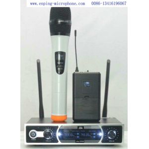 Buy cheap GL-313  two-handheld VHF colorful wireless microphone with screen   / micrófono / good quality from wholesalers