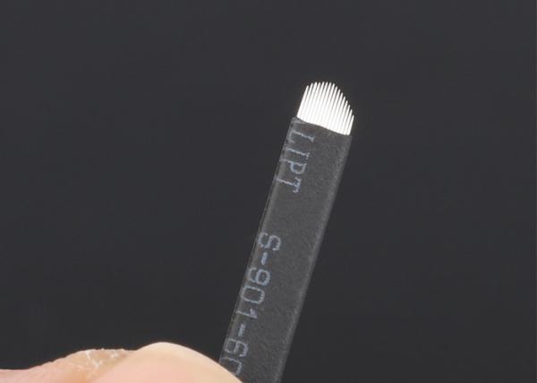 Buy cheap Lushcolor 16 Pins V Shape Black Microbalding Needle For Eyebrow Tattoo from wholesalers