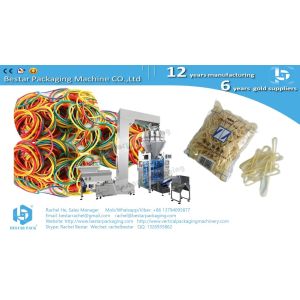 Automatic packaging machine with multi-heads weigher, labeling machine,